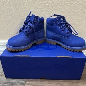 Timberland Toddler 50th Edition Premium 6 Inch Waterproof Boot- Bright Blue